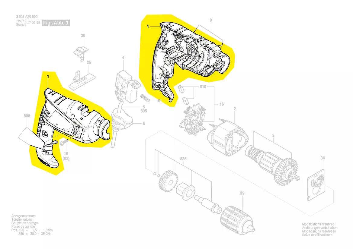 Coquille réf. 1 605 806 5BL Bosch